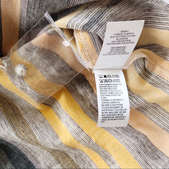 [Lucky Brand] NWT striped tank blouse XS - Picture 5 of 5